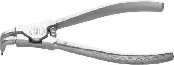 Hazet borgveertang, standaard: DIN 5254 vorm B, oppervlak: verchroomd, punt staalgrijs, lengte: 140 mm, 1846D-1