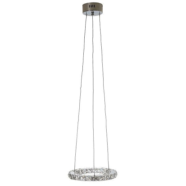 Mendler LED hanglamp HW152, hanglamp plafondlamp hanglamp, kristalglas, 37439