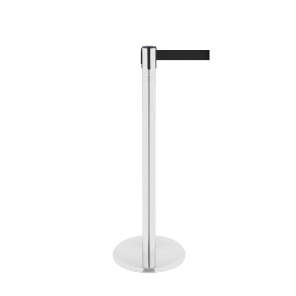 Stein HGS HGS personengeleidingssysteem -P-Line 360-, metaal, wit gecoat, zwart, met veiligheidsslot (zelfontgrendelend), riemlengte: 2,3 m, 40012-0303