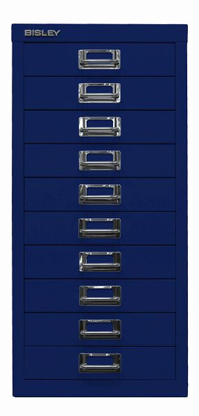 Bisley MultiDrawer™, 29-serie, DIN A4, 10 laden, oxford blauw, L2910639