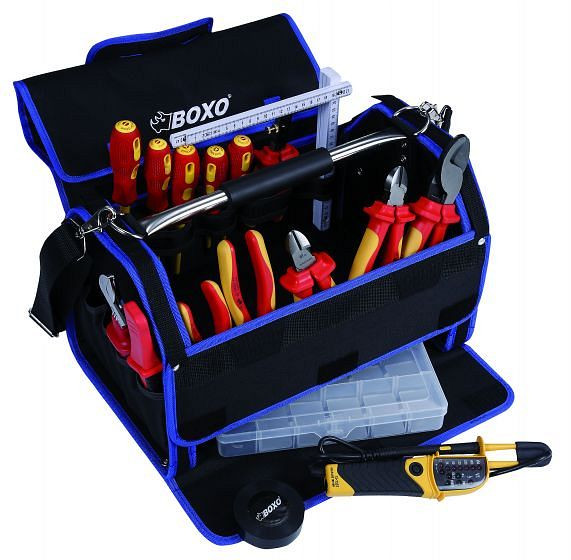 Boxo VDE geïsoleerde gereedschapsset in nylon tas 16 stuks 1000 V, VE: 2 stuks, BXI-016