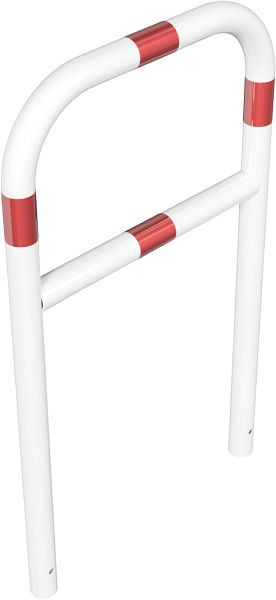 Schake buisbeugel van stalen buis Ø 60 x 2,5 mm met dwarsbalk voor inzetting in beton, totale breedte: 700 mm, totale hoogte: 1200 mm, gecoat, 465_21B