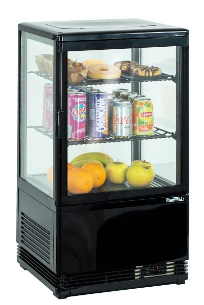 Casselin mini koelvitrine 58L - zwart, CVR58LN