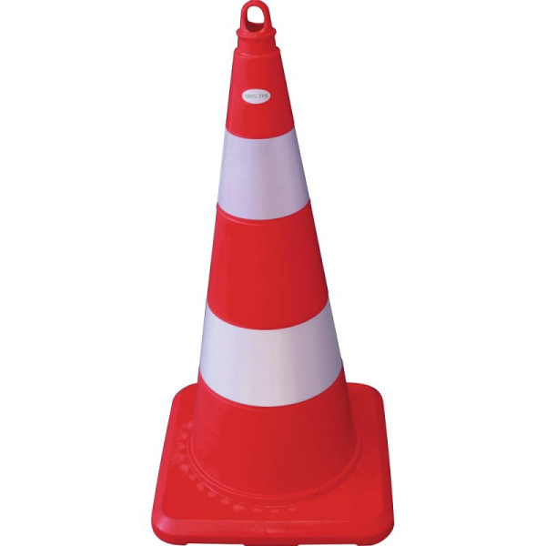 Stein HGS HGS verkeerskegels van zacht PVC, 750 mm, 2 stroken / 3,2 kg, 12395