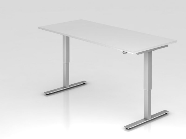 Hammerbacher elektrisch zit-sta bureau 180x80cm wit, werkhoogte 73 - 119 cm, VXMST19/W/S