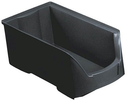 Bedrunka + Hirth open front opbergbakken, betere uitname mogelijkheden door hoeken, 200 x 350 x 145 mm, binnenmaat (BxDxH): 128 x 280 x 127 mm, 12 stuks, E5320.FA3Z