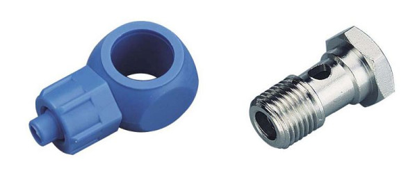 timmer A-WSH-6/4-1/8-POM-MSv, haakse wartelring fitting - cilindrisch, 1-voudig met banjobout -POM, VE: 10 stuks, 01637539