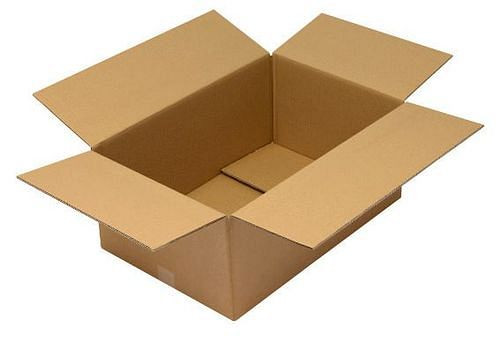 TransPak golfkartonnen vouwdoos 2-wandig, binnenmaat 600 x 400 x 250 mm, kwaliteit 2.30BC, verpakking: 10 stuks, 299380