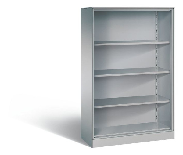 C+P bureauplank Asisto, H1635xB1000xD435mm, kleur: wit aluminium, 4 niveaus, 140012-000 S10029