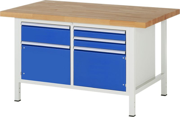 RAU werkbank serie 8000 - model 8467, B1500 x D900 x H840-1040 mm, 13-8467A2-159B4H.11