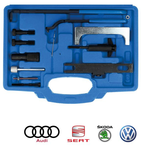 Brilliant Tools motordistributiegereedschapset voor VAG 1.7, 1.9 D, SDI, TDI, 1.6, 1.8, 1.8T, 2.0, BT597650