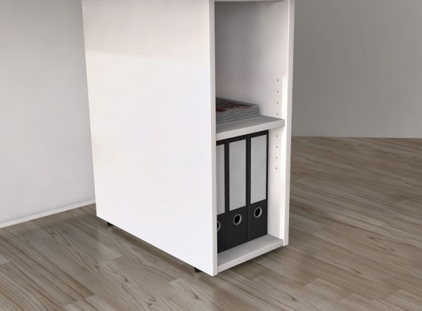 Kerkmann opbergruimte zonder deur, B 300 mm x D 600 mm x H 735 mm, kleur: wit, 21357010