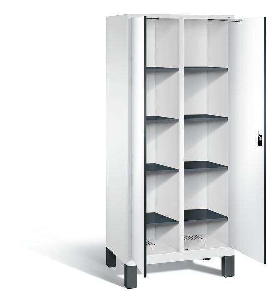 C+P washok Evolo, H1850xW810xD500mm, kleur: verkeerswit / decor wit, 48012-22B S10042