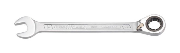 Hazet combinatieratelsleutel, extern dubbel zeskant tractieprofiel, 24 mm, 606-24
