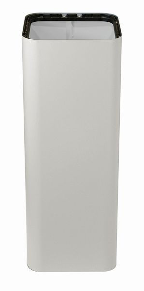 Design afvalbak PURE ESSENTIAL wit, B 300 x D 300 x H 800 mm, 392019