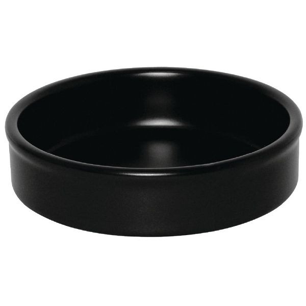 Olympia Rustic tapasschalen zwart 10,2cm, VE: 6 stuks, DK832