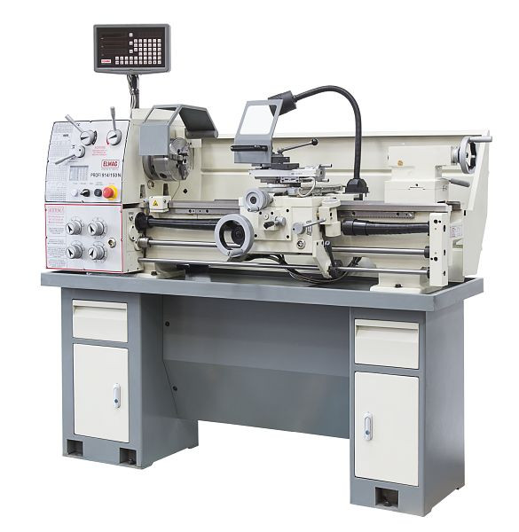 ELMAG universele draaibank, PROFI 914/150 N, inclusief 3-assige positie-indicator 'SINO', 88150