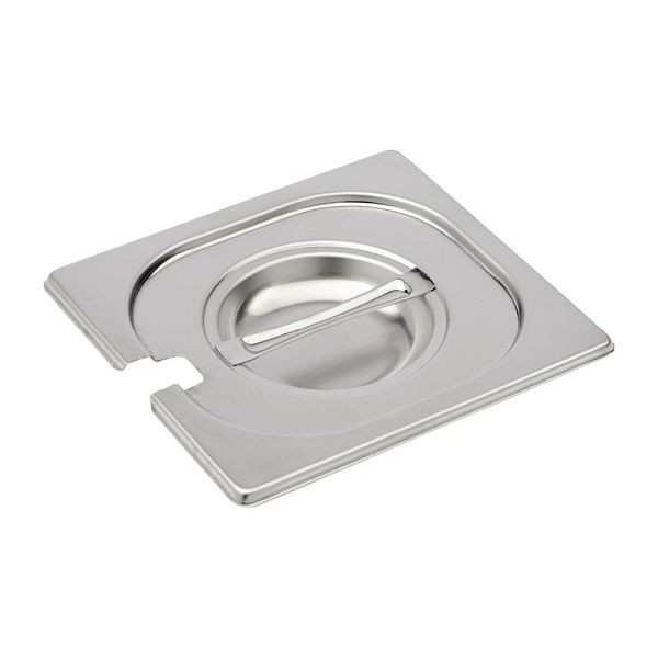 Gastro M deksel RVS GN1/6 met lepeluitsparing, DR493