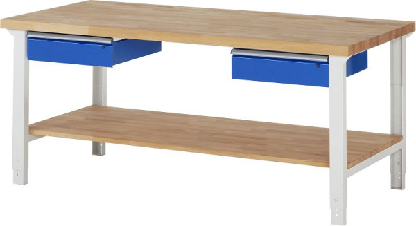 RAU werkbank serie 7000 - model 7002-7, B2000 x D900 x H790-1140 mm, 03-7002A7-209B4H.11