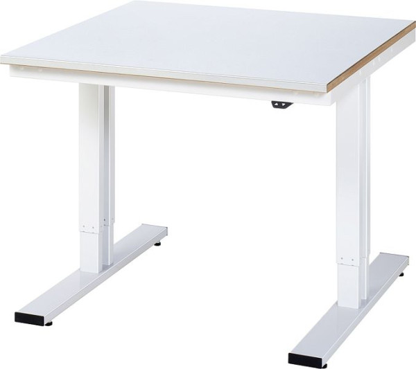 RAU werktafel serie adlatus 300, B1000 x D1000 x H720-1120 mm, 08-WT-100-100-ES
