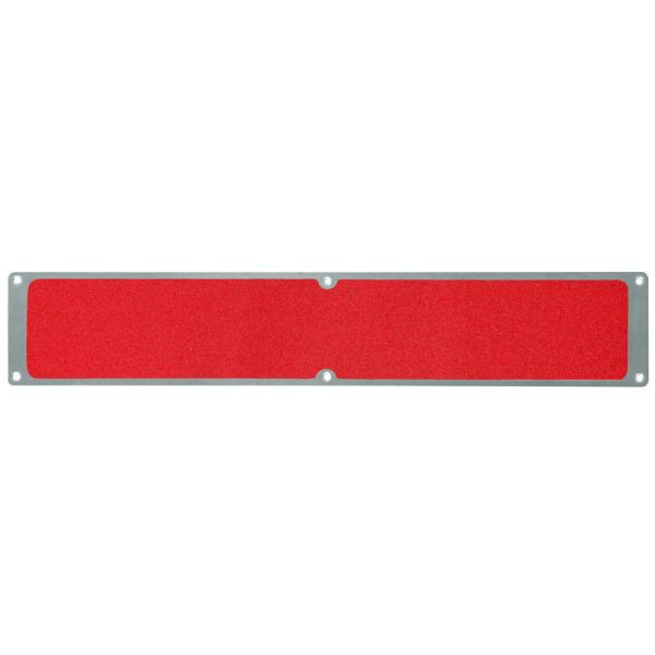 Meelbroek antislipplaat aluminium met m2 antislipbekleding, universeel rood 114x635mm, APM1RF1