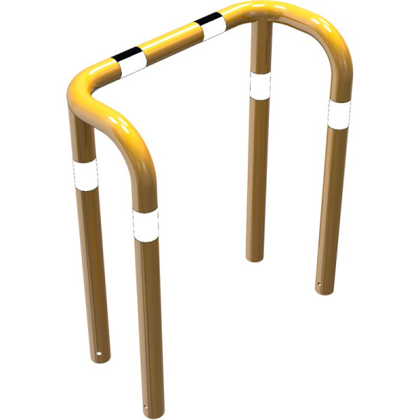 Stone HGS valbeschermbeugel -Solid- 90° dubbele balk, 1000x650mm / voor inzetting in beton, 477.70bg