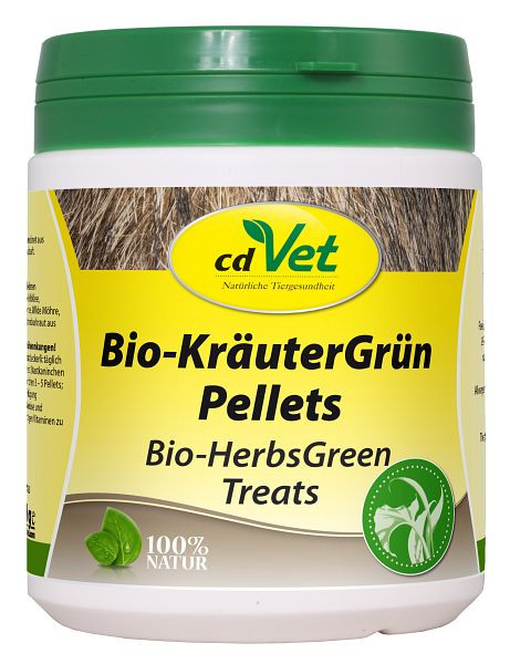 cdVet Biologische Kruiden Groene Pellets 400g, 355