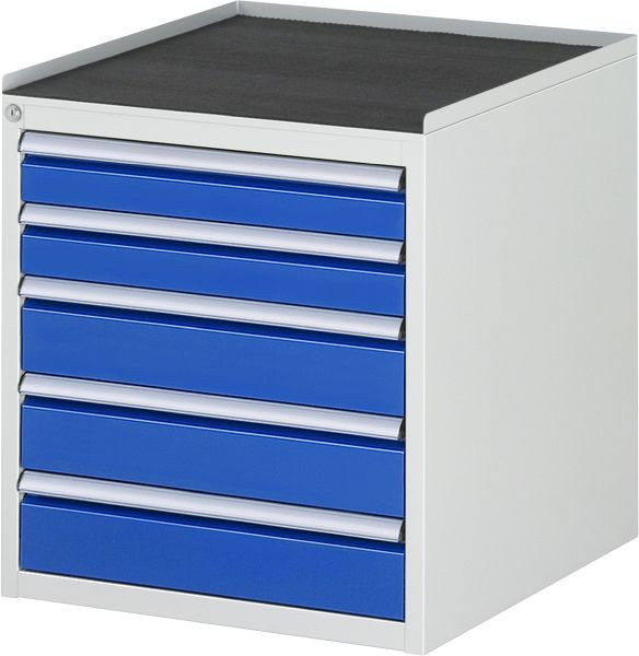 RAU ladekast serie 7000, B580xD650xH645mm, laden: 2xH90, 3xH120mm, metalen steun, 03-L3.20A-MT.11