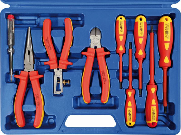 Kunzer VDE gereedschapset, 9-delig, 7VDE09
