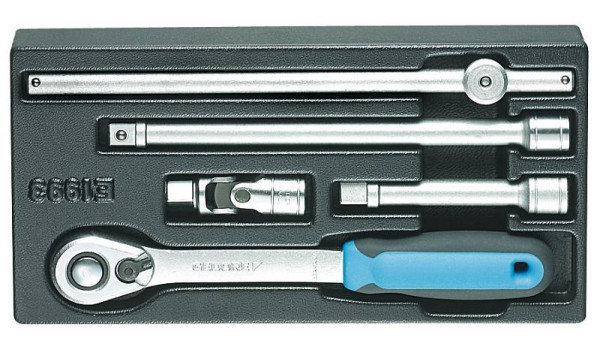 GEDORE leeg systeeminzetstuk, toebehoren voor dopsleutelinzetstukken 1/2'', 5621810