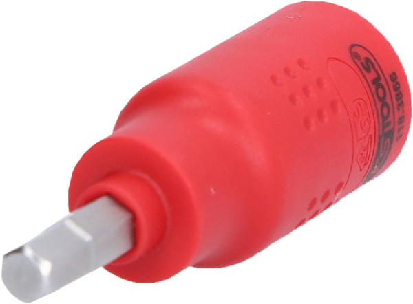 KS Tools 3/8" geïsoleerde bitdop-binnenzeskant, 6 mm, 60 mm lang, 118.3866