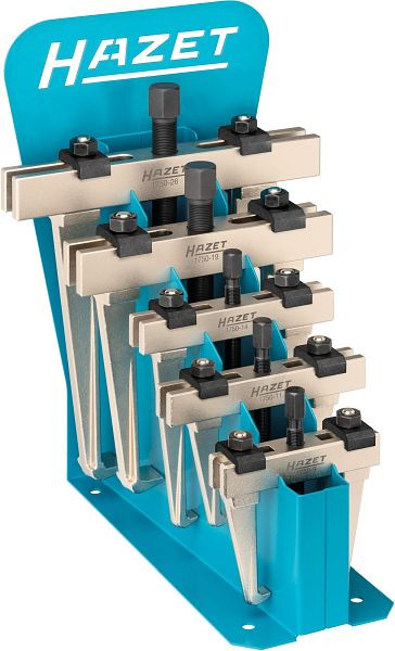 Hazet snelspannerset, 2-armig, 5-delige set in verkoopstand, 1750/5