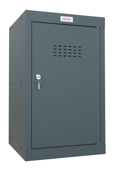 Phoenix CL-serie maat 3 houtskoolgrijze kubuskast met sleutelslot, CL0644AAK