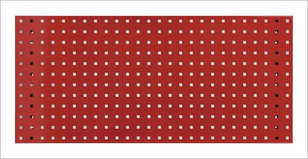 ADB geperforeerde plaat, afmeting: 987x456mm, kleur: rood, RAL 3020, 23032