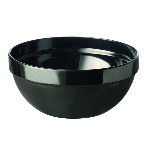 APS kom "FRIENDLY", kom, gemaakt van gerecycled plastic (PET), Ø 23 cm, hoogte 10,5 cm, 2,5 liter, zwart, 79029