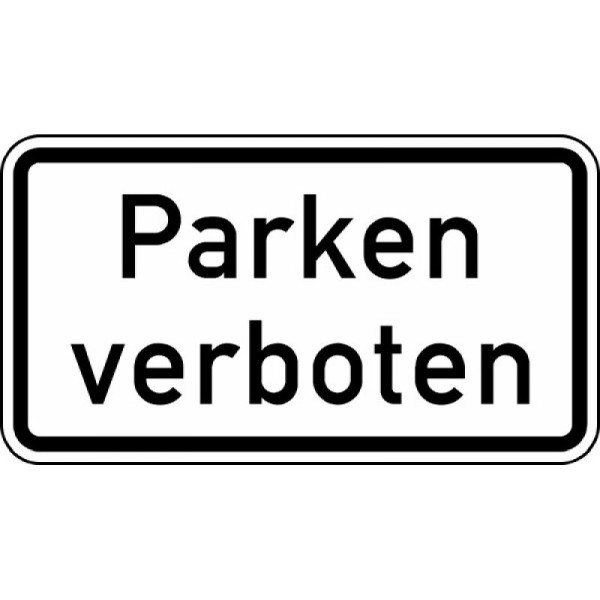 Steen HGS parkeerverbod nr. 2427, 330x600mm /RA2/vlakke vorm 3mm, 2427-223