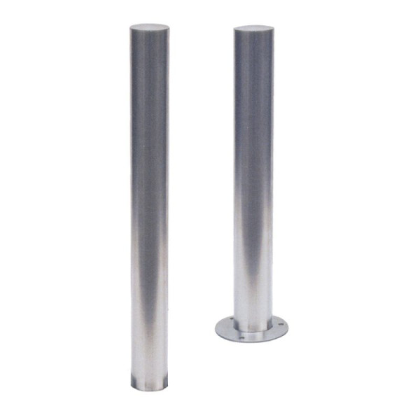Stone HGS afzetpaal -Bollard-, vast, voor pluggen, met voetplaat Ø 150mm, 3 ogen (90°), diameter: Ø 89 mm, 4089p-3