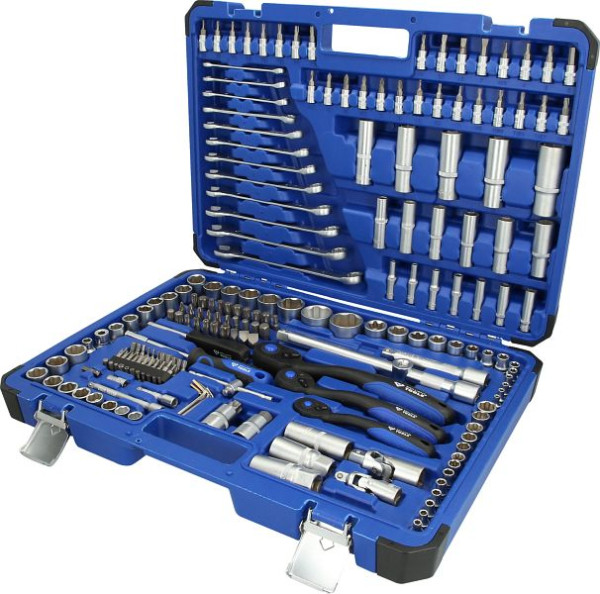 Brilliant Tools dopsleutelset, 216-delig, 1/4", 3/8", 1/2", BT023216