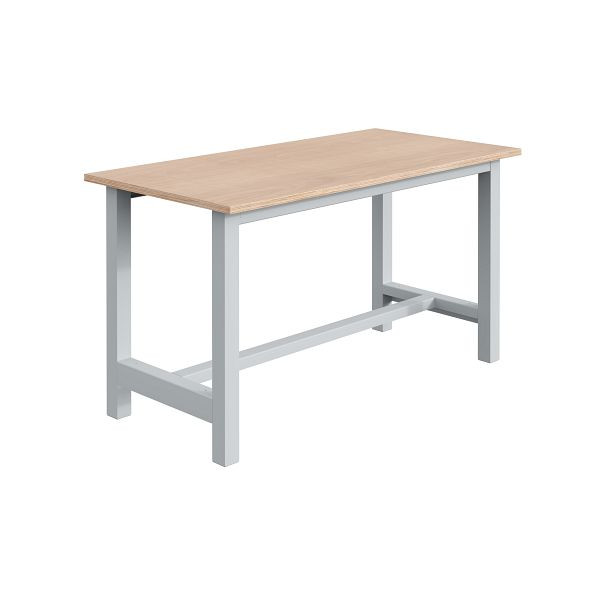 SOFAME CKS werkbank B 1500 x D 750 x H 824 mm, multiplex werkblad 24 mm, lichtgrijs RAL 7035, W010160017GC