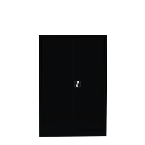 Lüllmann archiefkast/vleugeldeurkast, 1200 x 920 x 420 mm, gitzwart/gitzwart, 530329