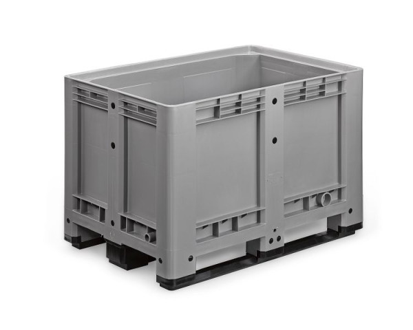 ALPHA palletbox, inhoud: 470 liter, onderbouw: 3 geleiders, 56