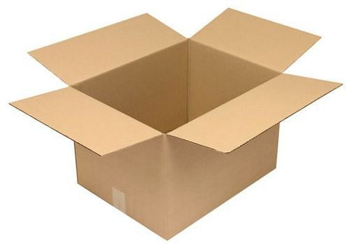 TransPak golfkartonnen vouwdoos 1-wandig, binnenmaat 450 x 350 x 300 mm, kwaliteit 1.30C, verpakking: 25 stuks, 299292