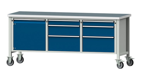 ANKE werkbanken kistwerkbank, model 125 V, 2000 x 700 x 890 mm, RAL 7035/5010, UBP 40 mm, 306.069