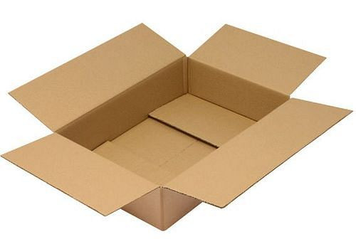 TransPak golfkartonnen vouwdoos 2-wandig, binnenmaat 600 x 400 x 130 mm, kwaliteit 2.30BC, verpakking: 10 stuks, 299379
