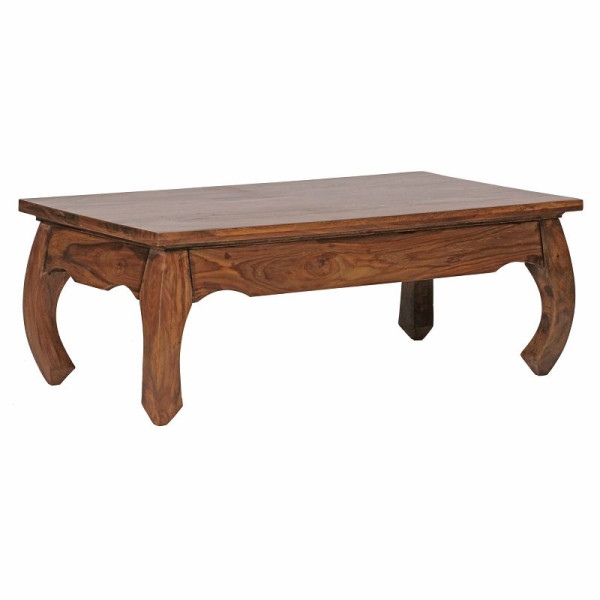 Wohnling salontafel OPIUM massief sheeshamhout 110 cm breed design donkerbruine landelijke stijl, WL1.220