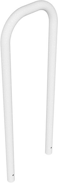 Schake buisbeugel van stalen buis Ø 60 x 2,5 mm zonder dwarsbalk voor inzetting in beton, totale breedte: 500 mm, totale hoogte: 1400 mm, thermisch verzinkt, 465_09