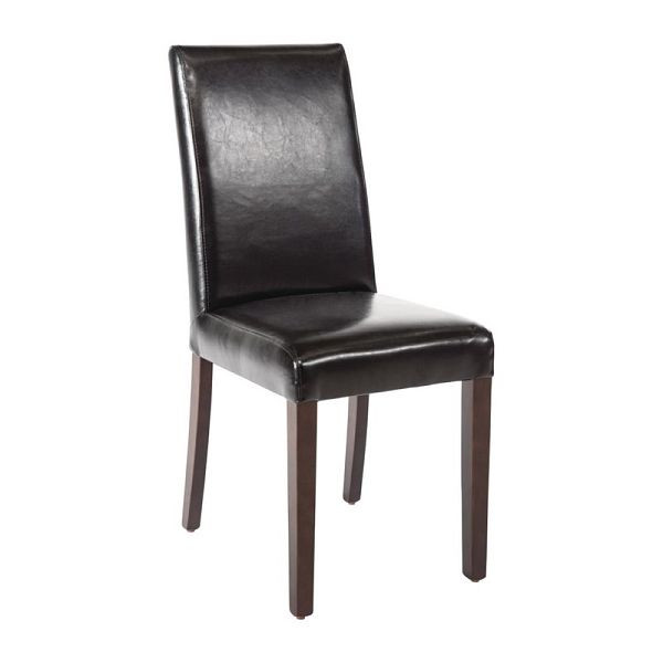 Bolero eetkamerstoelen kunstleer zwart, VE: 2 stuks, GF954