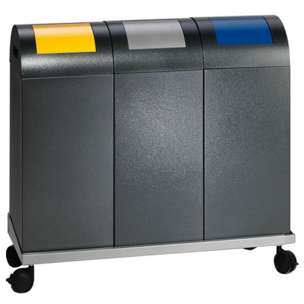 Stein HGS HGS transportwagen voor 3x afvalcontainers -Cubo German-, 33772