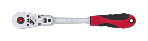 GEDORE rood 2K-scharnier-omschakelratel 1/4", lengte 163 mm RSW5°, 3300156