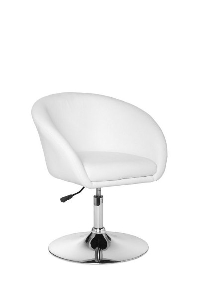 Amstyle Design ontspanningsstoel kunstleer wit, SPM2.158